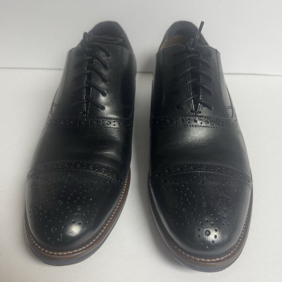 Johnston & Murphy Men\'s Conard 2.0 Oxford Black Size 10.5W